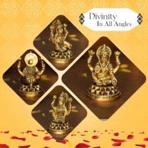 Pure Brass Ganesh Lakshmi Idol | Pital G... - Image 7