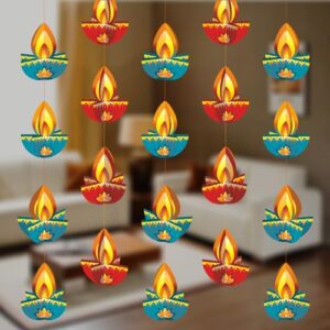 Shree Space - Diya Hanging ( DH ) Pack of 4 R... - Image 2