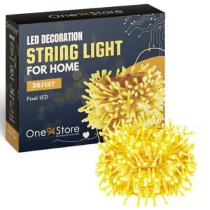 One94Store 36 Ft Warm White LED Pixel St... - Image 2