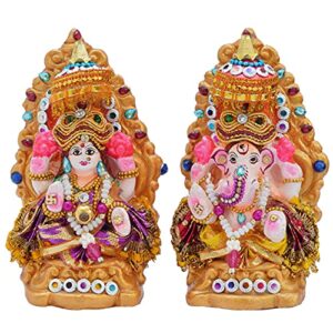 TIED RIBBONS Lord Laxmi Ganesh Pair Murt... - Image 3