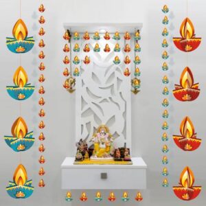 Shree Space - Diya Hanging ( DH ) Pack of 4 R... - Image 6