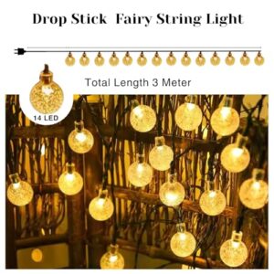 One94Store Crystal Ball String Lights – ... - Image 4