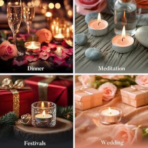 JD Fresh 100 Pieces Tealight Candles for Diwa... - Image 9