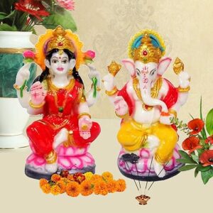 Kitlyn Marble Finish Laxmi Ganesh Idol F... - Image 2