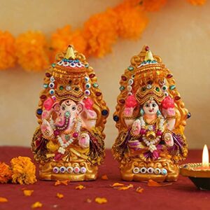 TIED RIBBONS Lord Laxmi Ganesh Pair Murt... - Image 5