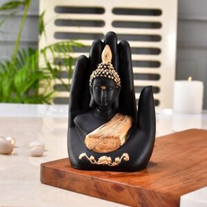 Collectible India Palm Buddha Idol Showp... - Image 2