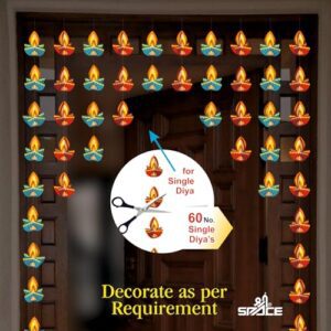Shree Space - Diya Hanging ( DH ) Pack of 4 R... - Image 5