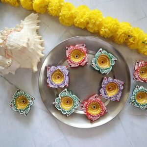 Indian Karigar 12 Diya for Diwali Diyas ... - Image 5
