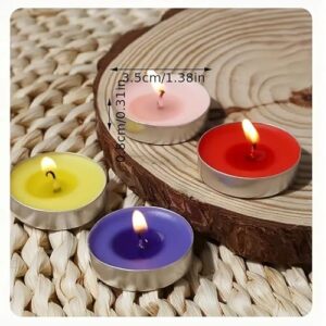 Dreamica Multicolor Tealight Candles Pack of ... - Image 5