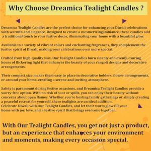 Dreamica Multicolor Tealight Candles Pack of ... - Image 10