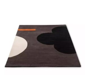 Hand Tufted Irregular Shape Area Rug, Hand Made Wool Rug 9X12 for Living Room Bedroom Kids Room Geometric Design(90x150) (5X8 Ft) - Image 4