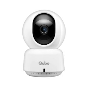 QUBO Smart 360 2K 3MP 1296p WiFi CCTV Security Camera from Hero Group | Mobile App | Two Way Talk | Night Vision | Cloud & SD Card Recording | Made in India | Alexa & OK Google | 1TB SD Card Support - Image 2