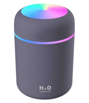 SELLER ZONE Humidifiers With Colorful Light For Room, Bedroom, Office, Car (Gray), 300 Ml - Image 2