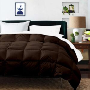 Bhoomi Impex Comforter Double Bed - Heavy Winter Comforter Double Bed Blanket | Quilt | Duvets | Light Weight - 300 GSM, Soft and Warm Winter Comforter Chocolate Color - Image 3