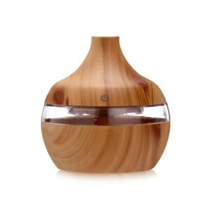 Nexila Wood Cool Mist Ultrasonic Humidifier for Room Moisture, Aroma Diffuser for Home, Essential Oil Diffuser with Colorful Light, Auto Shut-Off Ideal for Home, Office, car, (Multicolor) - Image 2