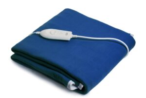 Expressions Polar Electric Bed Warmer - Electric Under Blanket - Single Bed Size (150cms x 80cms) with 3 Heat Settings & Dual Safety Feature with Over Heat Protection - Color: Dark Blue - Image 2