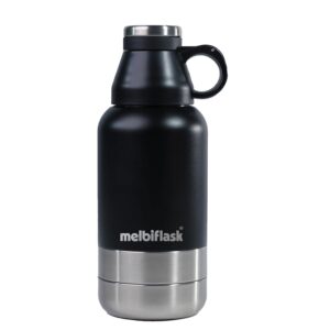 Melbify 3-in-1 Flask with Storage Bowls| Vacuum Flask |Melbiflask Water Bottle | Thermosteel Insulated Flask | 1 Litre | Hot&Cold Water,Coffee,Tea,Milk,Soup|Best Flask for Babies,Office&Travel - Image 2