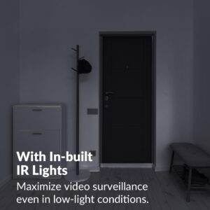 CP PLUS 2MP Full HD Smart Wi-Fi CCTV Home Security Camera | 360° with Pan Tilt | View & Talk | Motion Alert | Night Vision | SD Card (Upto 128 GB), Alexa & Google Support | IR Distance 10mtr | CP-E25A - Image 8