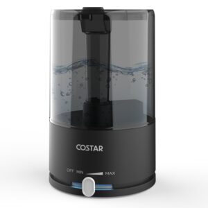 Costar Humidifier for Room 4.2 Litres Cool Mist Ultrasonic Humidifier Large Capacity Water Tank Humidity Whisper-Quiet Cool Mist Humidifier,Top Fill, Auto-Shut off,Effective Cold & Cough Relief - Image 2