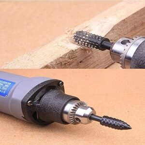 High-speed steel Rotary Files Burr Drill Rotating Thorn Head 5pcs/set Polishing Accessories DIY Electric Grinding Head Woodworking Tools - Image 5