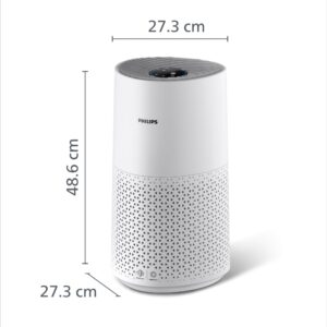 Philips Smart Air Purifier Ac1711 - Purifies Rooms Up To 36 M² - Removes 99.97% Of Pollen, Allergies, Dust And Smoke, Hepa Filter, Ultra-Quiet And Low Energy Consumption, Ideal For Bedrooms. - White - Image 8