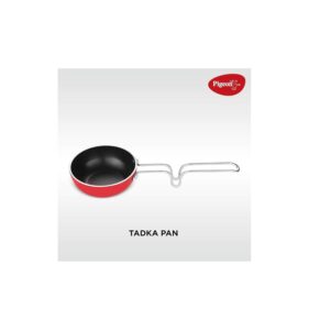 Pigeon by Stoverkraft Non-Stick Cookware Set of 7 Pc w/o Induction Base Includes Nonstick Tawa 23cm, Nonstick Fry Pan 24cm, Nonstick Kadhai with Stainless Steel Lid 24cm, Nonstick Sauce Red, Standard - Image 5