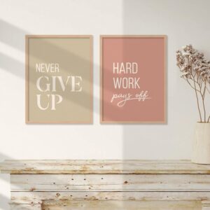 kotart - Quotes Frames for Wall Decor - Motivational Photo Frame for Wall Decoration - Quotes Wall Poster with Frame for Room and Office - Set of 6 (10X13 INCH, A) - Image 7