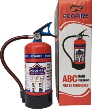 Eco Fire Abc Powder Type 6 Kg Fire Extinguisher (Red and Black) - Image 5