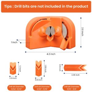 Serplex® Drill Bit Sharpener for Power Drill Universal Drill Bit Sharpener for 2-16mm Drill Bits Multipurpose Drill Bits Sharpener for HSS Drill Bits, Masonry Bits, Carbide Bits, More - Image 3