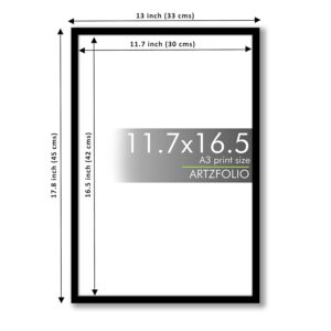 ArtzFolio Wall Photo Frame D565 | Extra Large Size Wall Photo Frames | Big Oversize Picture Frames Bedroom, Home & Office | Black | A3 Size | 11.7x16.5 inch (30x42 cms) - Image 3