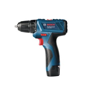 Bosch GSR 120-LI Cordless Drill Driver, 12V, 1,500 rpm, 14/30/- Nm, 10 mm Chuck, 0.8 kg + 1 x GBA 12V 2.0Ah Battery, GAL 1210 CV Professional Charger, Carrying Case, 1 Year Warranty - Image 2