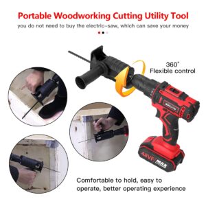 uptodateproducts Electric Saws Accessory Reciprocating Saw Drill Electric Saw Power Tool Wood Cutter Machine Attachment Adapter - Image 5