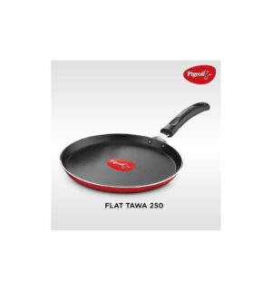 Pigeon by Stoverkraft Non-Stick Cookware Set of 7 Pc w/o Induction Base Includes Nonstick Tawa 23cm, Nonstick Fry Pan 24cm, Nonstick Kadhai with Stainless Steel Lid 24cm, Nonstick Sauce Red, Standard - Image 4