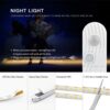 JERN Cabinet Light Motion Sensor Under Bed Stair Wardrobe Tape Waterproof LED Strip Closet Kitchen (2 Meter, White, Pack of 1) - Image 6