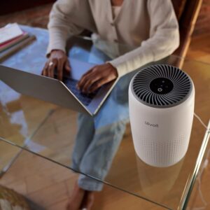 LEVOIT Core Mini Air Purifier for Coverage Area 183 Sq Ft, H13 True HEPA Filter, Remove 99.97% Dust, Smoke, & Pollen, With Fragrance Sponge, 2 Years Warranty. - Image 11