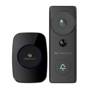 Zebronics VDB200 Smart Wireless Video DoorBell with 1080p Full HD, PIR Motion Detection, Splash Proof, Night Vision, 2 Way Talk, mSD, Call Alert, Tamper Alarm, 24/7 Live Monitoring, 60 Chime Tones - Image 2