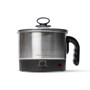 SOLARA Multipurpose Electric Kettle 1.5 litre, Stainless Steel Body with Glass Lid, kettle for hot Water, milk, Tea and Coffee, Egg boiler machine, Kettle for cooking Oats, Noodles, Soup | Black - Image 9