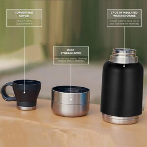 Melbify 3-in-1 Flask with Storage Bowls| Vacuum Flask |Melbiflask Water Bottle | Thermosteel Insulated Flask | 1 Litre | Hot&Cold Water,Coffee,Tea,Milk,Soup|Best Flask for Babies,Office&Travel - Image 8