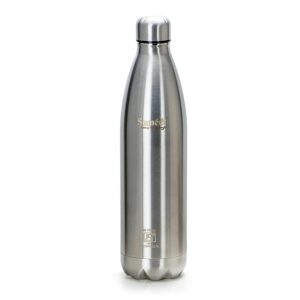 Sumeet Thermo1000 Stainless Steel 24 Hours Hot & Cold ISI Certified Double Walled Leak Proof Vacuum Flask/Water Bottle for Office/School/College/Gym/Picnic/Home/Trekking- 1000ml, Silver - Image 2