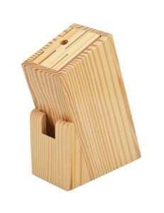 Stainless Steel Knife Set Kitchen Knife Set with Wooden Stand, Chef Knife, Bread Knife, Carving Knife, Vegetable Knife, Paring Knife - Pack of 1 - Image 3