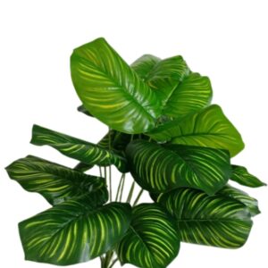 De Gardenia Large Artificial Tree with Dual Shade Big Leaves - Decorative Floor Plant for Home, Office, and Indoor Garden (Height: 63 cm, Potted, 12 Leaves) - Image 3