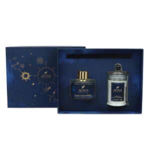 AuraDecor Luxury Reed Diffuser & Scented Candle Gift Set with Premium Fragrance of Blue Sage & Lavender - Image 5