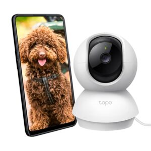 Tapo TP-Link C200 360° 2MP 1080p Full HD Pan/Tilt Home Security Wi-Fi Smart Camera| Alexa Enabled| 2-Way Audio| Night Vision| Motion Detection| Sound and Light Alarm| Indoor CCTV White - Image 2