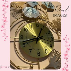 Decor Wishes Metal Wall Clock Wall Decor Clock Designer Clock Big Stylish Unique Wall Clock Decorative Wall Clock for Living Room Antique Wall Clock for Bedroom - Image 4