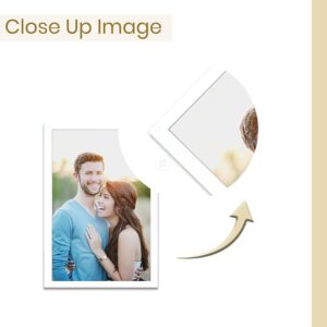 Art Street A4 Size Photo Frame for Wall Set of 5 White Picture Frame for Home and Office Decoration, Size -8x12 Inches - Image 5