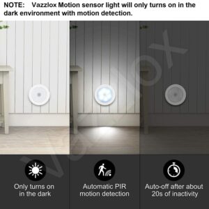 VazzLox Motion Sensor Light for Home (Pack of 2) with USB Charging Wireless Self Adhesive LED Body Induction Lamp Sensor Light for Wardrobe Lights with Sensor Night Light for Cupboard Stairs (White) - Image 4