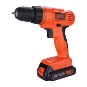 BLACK+DECKER LD120VA 20V MAX*POWERECONNECT Li-Ion Cordless Drill/Driver + 30 Pc Kit Set - Image 7