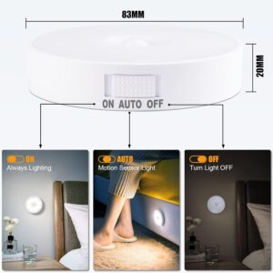 Chillyfit Motion Sensor Light for Home (Pack of 2) with USB Charging Wireless Self Adhesive LED Body Induction Lamp Sensor Light for Wardrobe Lights with Sensor Night Light for Cupboard Stairs - Image 4