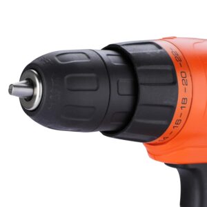 BLACK+DECKER LD120VA 20V MAX*POWERECONNECT Li-Ion Cordless Drill/Driver + 30 Pc Kit Set - Image 13