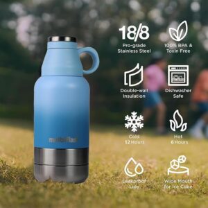 Melbify 3-in-1 Flask with Storage Bowls| Vacuum Flask |Melbiflask Water Bottle | Thermosteel Insulated Flask | 1 Litre | Hot&Cold Water,Coffee,Tea,Milk,Soup|Best Flask for Babies,Office&Travel - Image 3